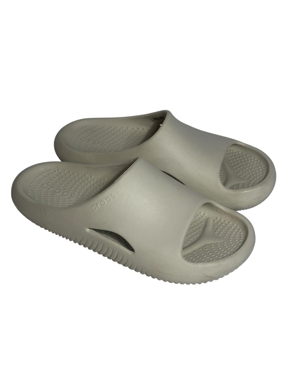 Crocs Mellow Recovery slides sandals bone tan women’s 8